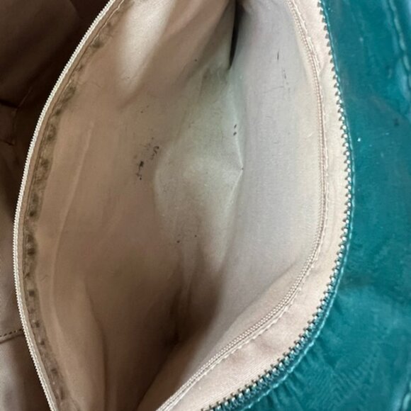 Coach Hunter Green Signature Leather Peyton Zip-Top Tote - Picture 6 of 14